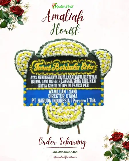 Papan Bunga Duka Rancateureup